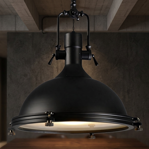 Industrial <b>Black</b> Iron Pendant <b>Light</b> E27 LED Round Bowl <b>Shade</b> Adjustable Height for Kitchen Mounting 2026 TRENDING LAMPS <b>LIGHTS</b> - Product Image 4