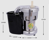 WF-B2000 Commerciële hotel elektrische centrifugale sapcentrifuge fruitextractor aluminium behuizing voor wortel sinaasappel appel groentesap