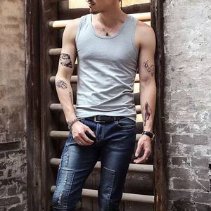 1 dollaro in modalità JZ006 <span class=keywords><strong>da</strong></span> allenamento <span class=keywords><strong>da</strong></span> <span class=keywords><strong>uomo</strong></span> in puro cotone canotta <span class=keywords><strong>da</strong></span> palestra ad asciugatura rapida t-shirt Bodybuilding sportivo <span class=keywords><strong>da</strong></span> <span class=keywords><strong>uomo</strong></span> canotta <span class=keywords><strong>da</strong></span> <span class=keywords><strong>uomo</strong></span> - Product Image 5