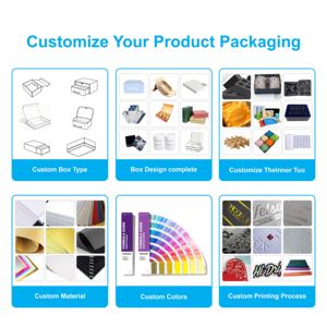 Caja de Cartón Rígido Mate Ecológica <span class=keywords><strong>Color</strong></span> Morado <span class=keywords><strong>Pastel</strong></span> Personalizada, Empaque de Lujo para Crema Facial, Perfume y Cosméticos - Grabado en Relieve - Product Image 3