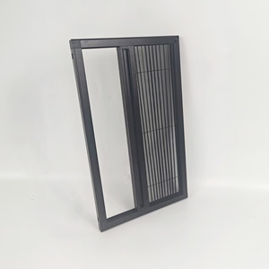 European Style Aluminum Frame Pleated Retractable Fly <strong>Screen</strong> Modern Design Wholesale <strong>Windows</strong> <strong>Screens</strong> for Sliding Doors - Product Image 2