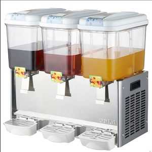 LYJ * 1*2*3 precio barato 1-3 calderas 18L tanques de vidrio refrigeración bebidas dispensador de jugo comercial máquina de granizado de hielo - Product Image 3