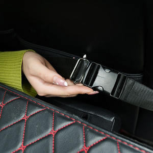 Perrera para perros desmontable de tela de doble cara completamente extraíble, cómoda cama de asiento de coche para perros con nido de seguridad - Product Image 5