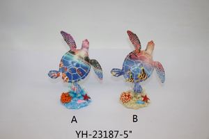 คอลเลกชันรูปปั้นเต่ารูปตัวอักษรในธีมทะเลมีหลากหลายสไตล์ - Product Image 2
