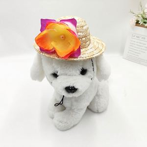 Sombrero de Paja para Mascotas, Mini Decoración de Verano para Perros y Gatos, Sombrero Pequeño para el Sol - Product Image 4