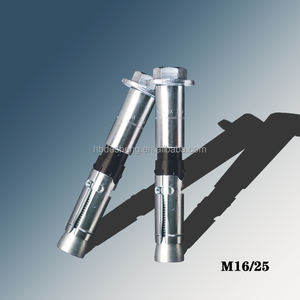 जस्ती कंक्रीट छत एंकर स्टड बोल्ट आकार गैल्वेनाइज्ड एंकर बोल्ट m10/20 d15 * 109 मिमी भारी शुल्क एंकर बोल्ट - Product Image 6