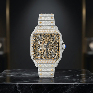 Luxury Men's Square <b>Mechanical</b> <b>Watch</b> Stainless Steel Band Sapphire Crystal Analog Dial 38mm ETA Movement Folding Clasp - Product Image 2