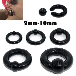 Anillo universal de acrílico con forma geométrica, estilo minimalista europeo-americano, de gran tamaño, para <span class=keywords><strong>piercing</strong></span> de nariz, transfronterizo. - Product Image 4