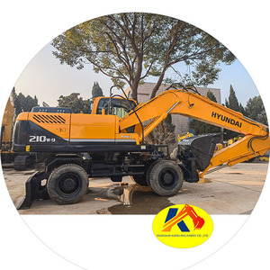 รถขุดไฮดรอลิกมือสอง Hyundai R210W-9 สมรรถนะเสถียร รุ่น R210W R150W R225W น้ำหนัก 22 ตัน พร้อมเครื่องยนต์และเกียร์ - Product Image 1