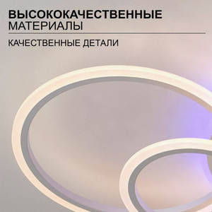 โคมไฟเพดานอะคริลิคทรงดอกไม้ LED รุ่นพรีเมียมทันสมัย สำหรับบ้าน สำนักงาน ห้องนอน ห้องนั่งเล่น ทางเดิน ค่า CRI สูง 95 รับประกัน 10 ปี - Product Image 2