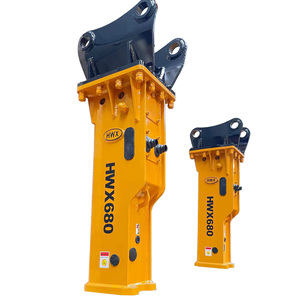 Martillo Hidráulico para Retroexcavadora 3CX, Rompedor de Rocas con Pasadores de 45 mm - Product Image 1