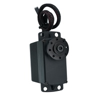 Kpower 0.16s Servo à engrenages en acier à grande vitesse 150kg Servo sans balais à grand couple pour drone d'avion à voilure fixe