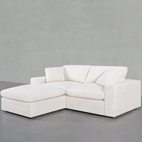 Neuer Trend Minimalistisches Wolken-Sofa Komfortables Lounge L-förmiges Eck-Modulares Sektionalsofa