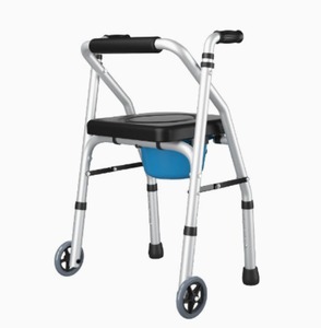 Aluminum alloy <b>walking</b> aid for assistance in <b>walking</b>, sitting toilet aid, <b>walking</b> stick aid, <b>walking</b> aid for toddlers, <b>with</b> whee - Product Image 1