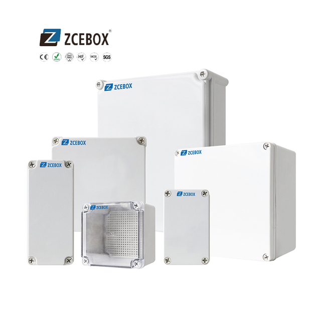 ZCEBOX IP67 Plastic Enclosure for Electronics Waterproof Plastic Injection Molding Junction Box Project Box