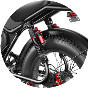จักรยานไฟฟ้า Emoko Original Factory รุ่น E Bike ขนาด 20 นิ้ว สำหรับปั่นบนพื้นราบและภูเขา ยางอ้วน - Product Image 3