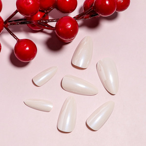 <span class=keywords><strong>Faux</strong></span> ongles en résine de luxe de style européen et américain, motif étoiles françaises, à presser - Product Image 2