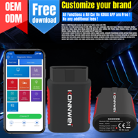 Escáner Bluetooth para coche OBD2 más rentable KONNWEI KDIAG herramienta de diagnóstico de sistema completo