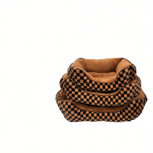 Cuccia Quadrata Marrone per Animali Domestici, Letti in Peluche per Conigli e Animali Artici - Product Image 2