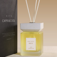 Diffuseurs à roseaux en verre 50 ml – Ensembles d'aromathérapie domestique à longue durée de vie, parfum d'huiles essentielles, non inflammable, non toxique, sans alcool