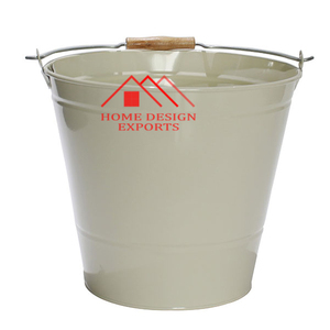 Cubo de carbón sostenible Cubo de carbón y cenizas con pala Almacenamiento de carbón y accesorios para fogatas - Product Image 1