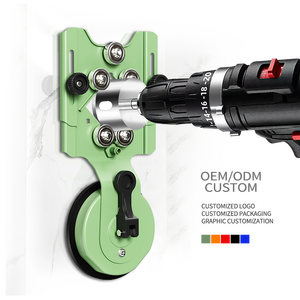 Guía Ajustable para Sierra Perforadora, Accesorio para Perforar Azulejos <span class=keywords><strong>de</strong></span> Cerámica, Ventosa Manual <span class=keywords><strong>de</strong></span> Acero con Cabezal Único - Product Image 1