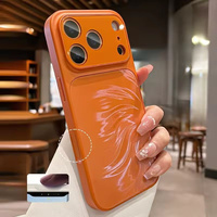 Laser Ray Feather Handyhülle für iPhone 17 16 15 14 13 Pro Max 17Pro Air mit Glaslinsenschutz und PC-Rückseite, umwandelbar in 17ProMax