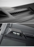 Luces de Techo de Fibra de Carbono para Land Rover Defender 2020-2025, Actualización de Modificación, Focos de Techo, Deflectores Superiores de Fibra de Carbono