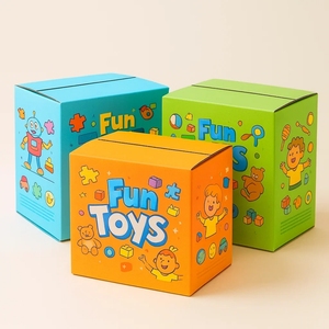 Bù đắp in hộp các tông tùy chỉnh bao bì sóng carton cho đồ chơi khối xây dựng sản phẩm giáo dục - Product Image 3