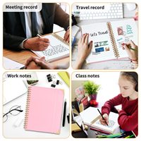 Carnet à spirales A5 personnalisé de haute qualité 2026-2027 avec couverture en PVC, journal et agenda, couleur personnalisée