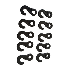 Gancho Deslizante de Plástico Negro, Paquete de 10, Uso Industrial General - Product Image 2