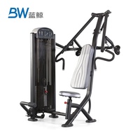 BW Wholesale Gym Equipment Machine de presse pectorale assise en acier à charge par poulie, Banc de presse inclinée