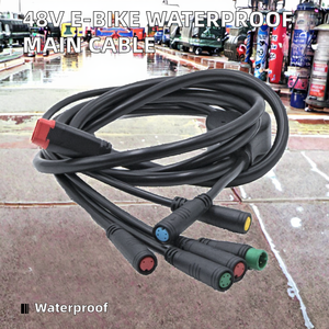 48V 电动自行车零件 防水主电缆 带无刷电机 控制器显示屏配件 - Product Image 2