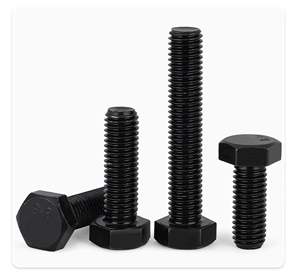 Boyutları ile 8.8 sınıf karbon çelik altıgen vidalı cıvata dış M3-M30 çinko kaplama veya siyah oksit kaplama ISO/ASME/DIN933 standart - Product Image 5