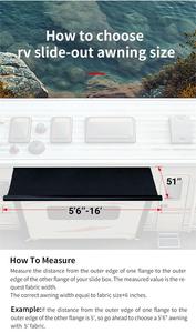 <span class=keywords><strong>Auvent</strong></span> extensible Awnlux 5280 pour camping-car, <span class=keywords><strong>auvent</strong></span> imperméable pour <span class=keywords><strong>caravane</strong></span>, extension de pièce pour camping-car, fourgon aménagé, vie en plein air - Product Image 6