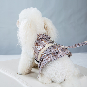 New Design Pet <strong>Harness</strong> Skirt New Chest Strap Breathable Small Dog <strong>Harness</strong> Vest Eco-Friendly Striped Cat <strong>Dress</strong> - Product Image 5