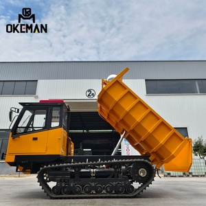 New 10 Ton Tracked Transport Vehicle Large Water <b>Conservancy</b> Project Special Crawler Dump Truck 8x4 Left Fast Gearbox 10 Ton Loa - Product Image 1
