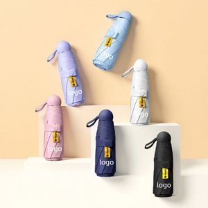 Capsule Shaped Custom Printed Business Gifts Foldable Fully-Automatic UV Protection Rainproof <b>Windproof</b> <b>Umbrella</b> for Wholesale - Product Image 2