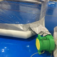Couverture de piscine gonflable électrique à bulles pour usage extérieur et intérieur, écologique, imperméable, portable, pour piscine familiale, PVC, enfants