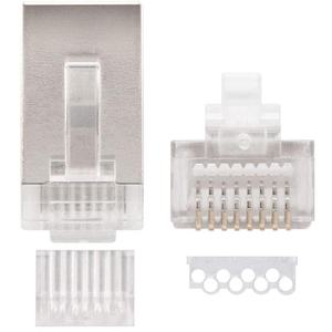 หัวต่อ RJ45 8 สาย FTP Cat.6, 10 ชิ้น, เหมาะสำหรับเครือข่ายความเร็วสูงและการเชื่อมต่อที่ปลอดภัยในระบบข้อมูล - Product Image 3
