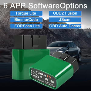 Vgate VLinker FD <span class=keywords><strong>ELM327</strong></span> <span class=keywords><strong>FORScan</strong></span> pour Ford Scan Bluetooth 4.0 WIFI ELM 327 OBD2 Outil de diagnostic automobile Scanner OBD 2 J2534 - Product Image 5
