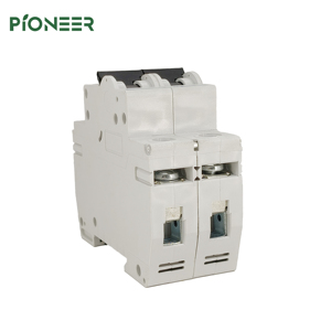 Miniature Circuit <strong>Breaker</strong> 6/10/16/20/25/32/40/50/63A Solar PV DC 600V PA66 Material Li Protection 2P Rail Mounting 10kA Breaking - Product Image 5