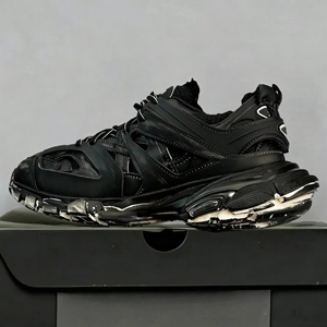luxury designer <b>Black</b> men's casual <b>Sneakers</b> <b>Black</b> Chunky women walking style shoes fashion retro classic chunky Shoes - Product Image 1