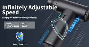 Plumero de aire Turbo portátil personalizable, plumero de aire compacto de Metal, pulverizador de aire inalámbrico recargable para limpieza de <span class=keywords><strong>Pc</strong></span> - Product Image 6