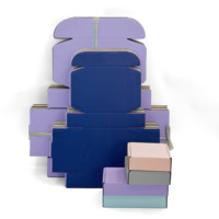 Boîte d'emballage en carton ondulé en forme d'avion, boîte d'emballage pour coursier, boîte cadeau en papier, boîte extra-résistante à finition perlée pour sous-vêtements