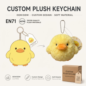 Porte-clés en peluche personnalisés OEM, mini <span class=keywords><strong>licorne</strong></span>, pendentif et porte-clés pour sac à dos, articles promotionnels et mascotte en peluche, porte-clés publicitaire - Product Image 2