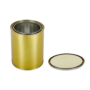 1kg Vàng lót Vòng sơn tin có thể với ba đường may, kín kim loại <span class=keywords><strong>container</strong></span> cho lớp phủ công nghiệp, Chứng Khoán sẵn sàng & OEM in ấn - Product Image 3