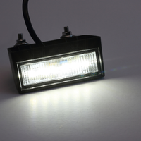 Approbation ECE ADR 10-30V Rectangle Caravan Coach RV LED License Light LED Trailer Lights RV Lights