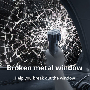 Lampe torche LED super lumineuse avec marteau de sécurité et aimants puissants, lampe latérale, lanterne portable pour le camping et les aventures - Product Image 4