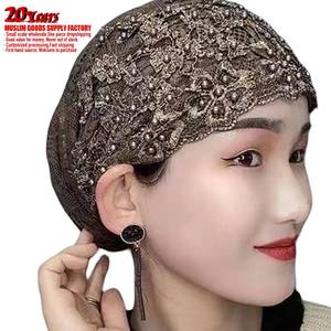 Wholesale supplier of high-quality Indian ethnic fashion Muslim women's headscarves and <b>hats</b> - Product Image 6